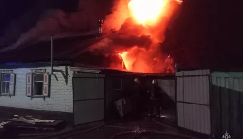 В Барнауле произошло два крупных пожара на Потоке и Горе