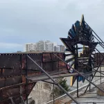 Начался демонтаж букв Барнаул — город орденоносный