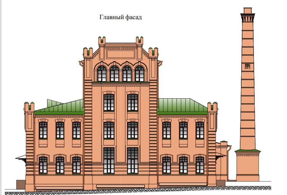Эскизный проект реставрации дрожжевого завода в Барнауле