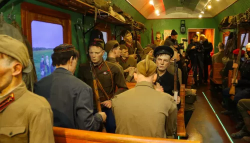 Музей – выставка Поезд Победы прибыл в Барнаул: что о нем известно