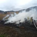 Почти 160 тюков сена сгорело в пожаре около алтайского села