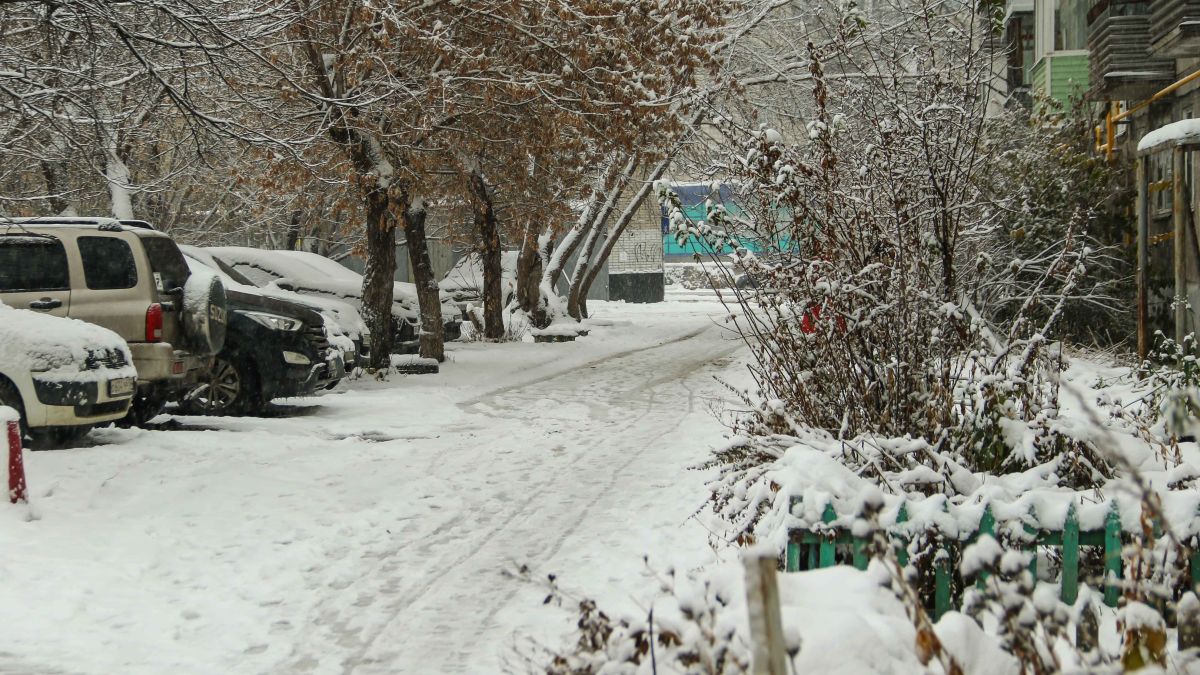 Снег. Барнаул 