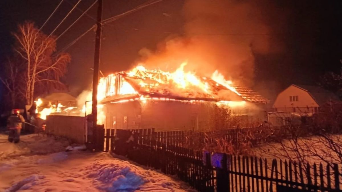 Пожар в Новоалтайске