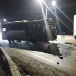 Фура протаранила рейсовый автобус Барнаул — Новосибирск