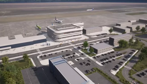 В барнаульском аэропорту заложили первый камень в основание нового терминала