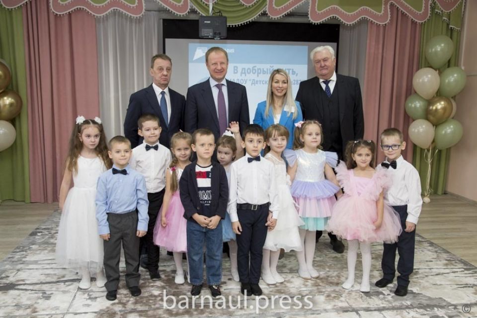 Открытие нового детского сада №282 в Барнауле
