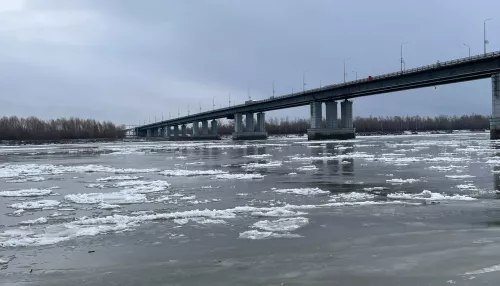 Идем на рекорд: Обь в Барнауле рискует покрыться льдом необычайно поздно. Фото