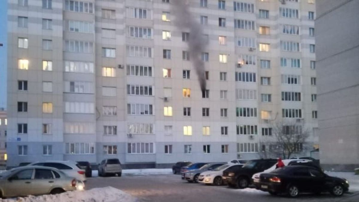 Пожар в квартире на улице Балтийской в Барнауле