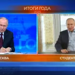 Двойник Путина задал президенту вопрос на прямой линии
