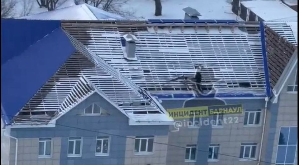 Ремонт крыши минздрава Алтайского края