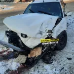 Соцсети: в центре Барнаула столкнулись три автомобиля – есть пострадавшие