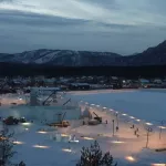 На алтайском курорте строят огромный снежный город
