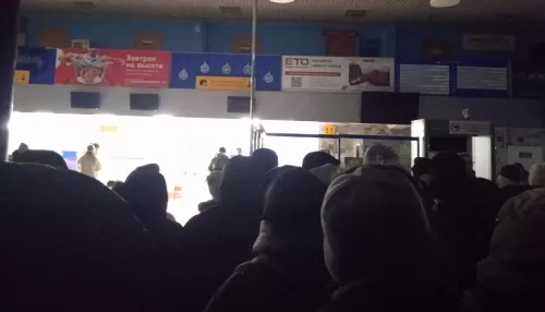 В аэропорту Барнаула отключился свет и началась суматоха