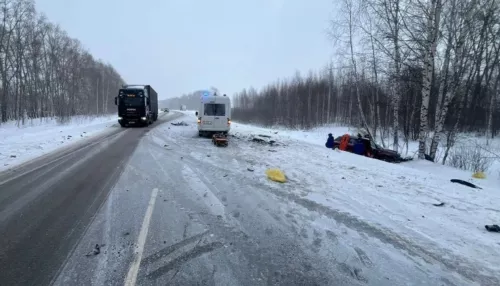 В Новосибирской области в жестком ДТП на трассе погибли четыре человека