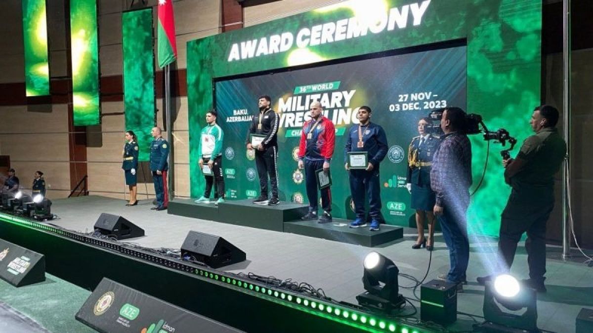 Алтайский борец стал бронзовым призером чемпионата мира среди военнослужащих