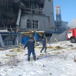 Момент взрыва на Шахтинском полиэфирном заводе попал на видео
