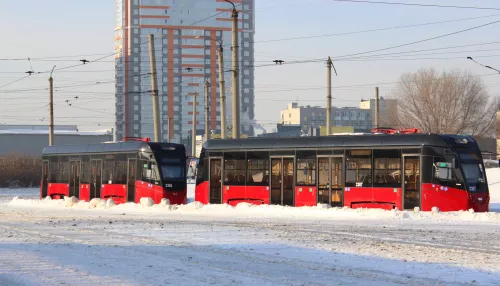 Вояж в городских условиях: как новый трамвай совершил первый выезд по Барнаулу