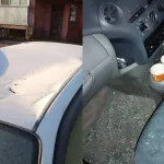 В Новоалтайске владелец разбитой в шторм машины пытается добиться компенсации