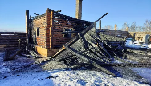В Белоярской крепости ночью произошел очередной пожар