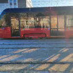 Обкатка продолжается: в Барнауле новые трамваи заметили в районе Докучаево