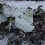 СК показал кадры с места крушения военного самолета Ил-76