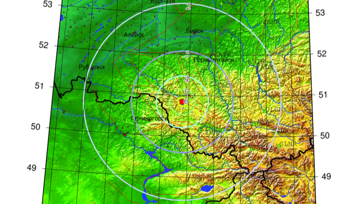 Землетрясение интенсивностью 6,4 балла произошло на Алтае - Толк 10.02.2024