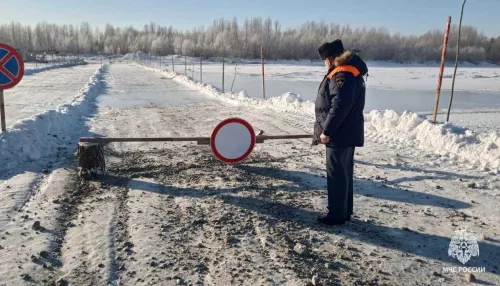 В Алтайском крае из-за потепления закрыли три ледовые переправы