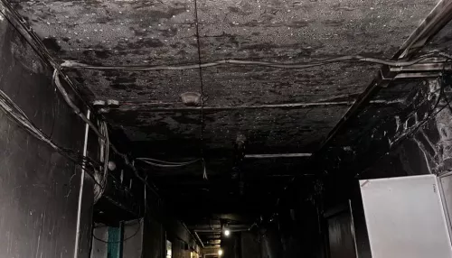 Пожилой житель Барнаула погиб при пожаре в пятиэтажке