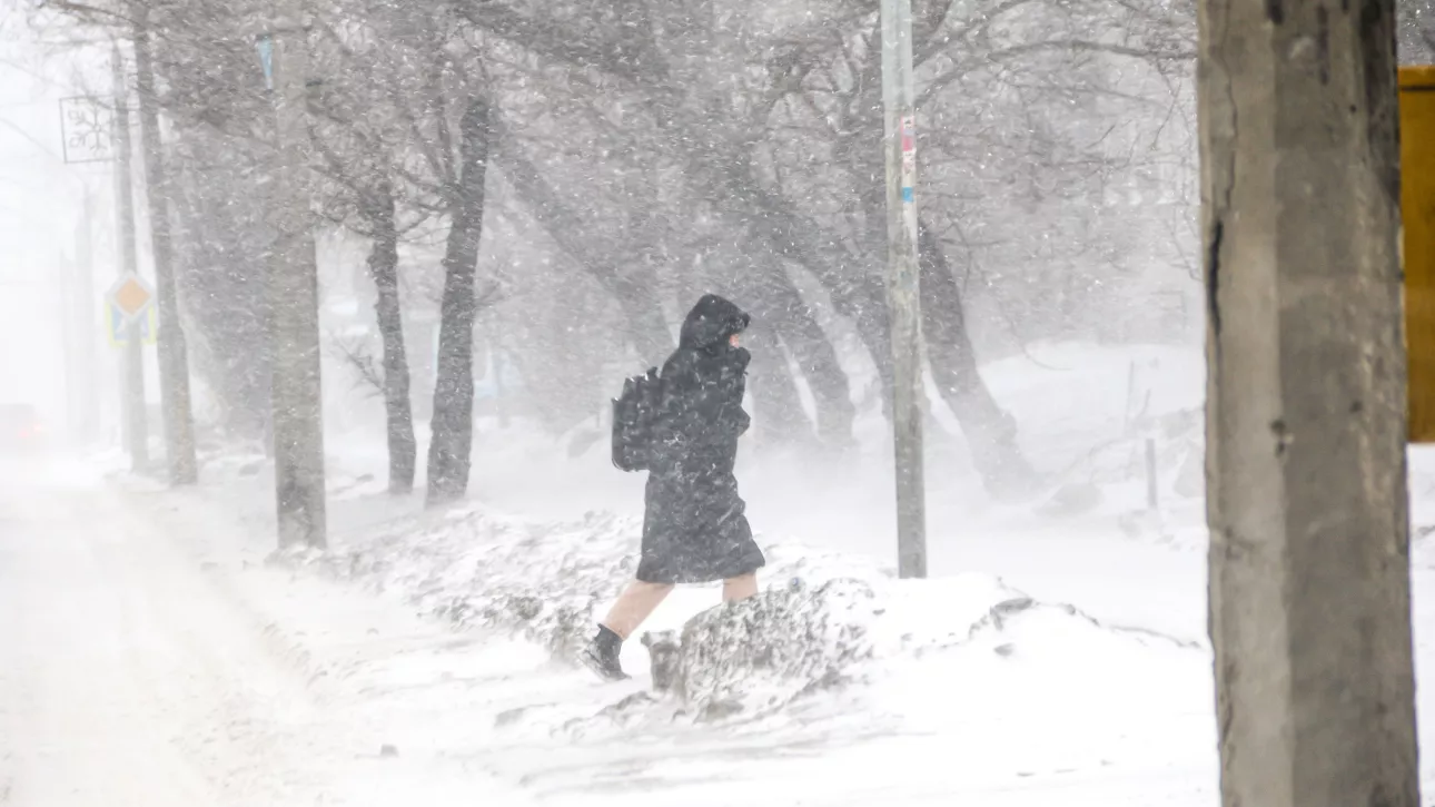 Штормовое предупреждение объявили в Алтайском крае на фоне оттепели