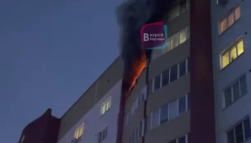 В Барнауле мужчина получил ожоги при пожаре на улице Лазурной