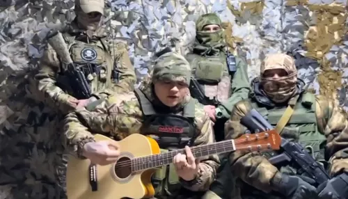Алтайские бойцы СВО поблагодарили матерей трогательной песней