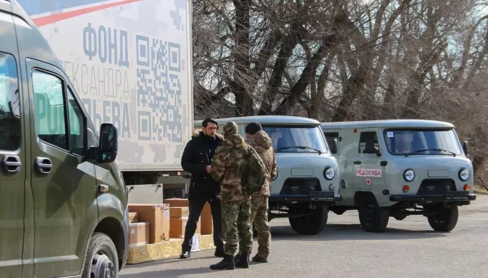 В Ростовскую область из Бийска прибыл гуманитарный груз для военных госпиталей 