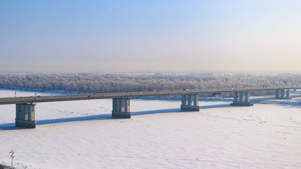 Зима в Барнауле. Снег. Погода.