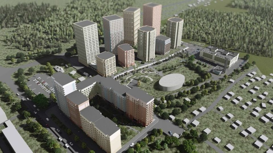 Расположение паркинга и детсада. 2024 год