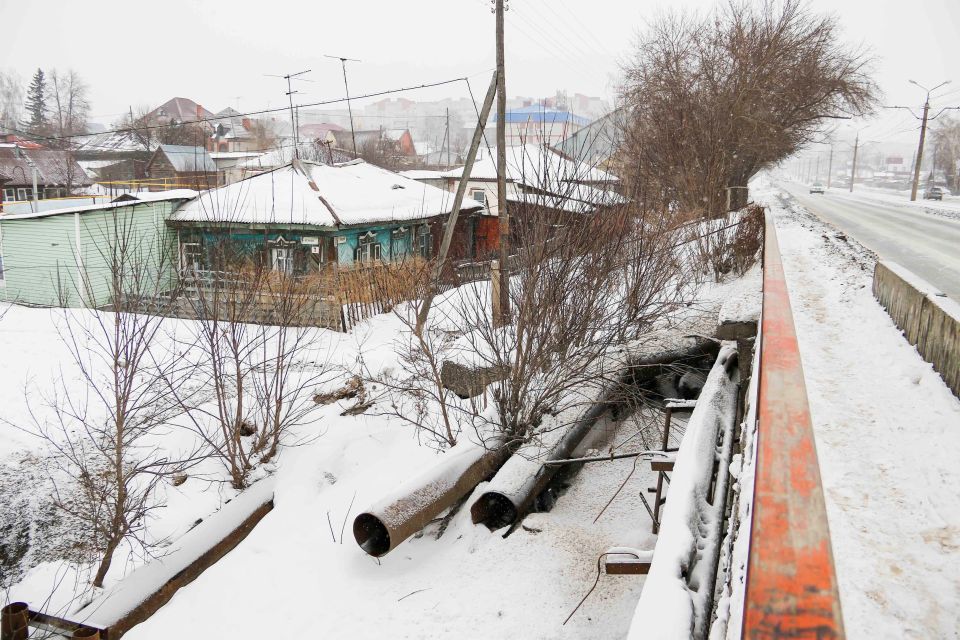 Частный сектор в районе моста через Пивоварку на ул. Северо-Западной