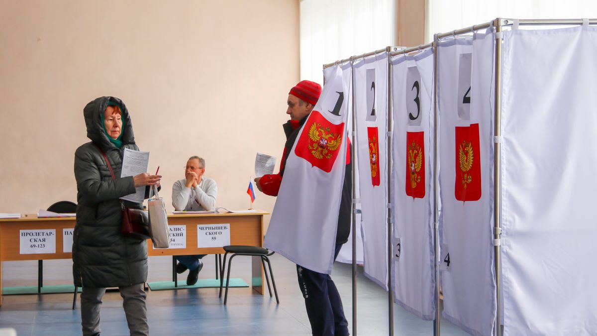 Выборы президента России в Барнауле. 15 марта 2024 года