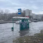 В Барнауле автобус №60 пустили в объезд потопа на улице Попова