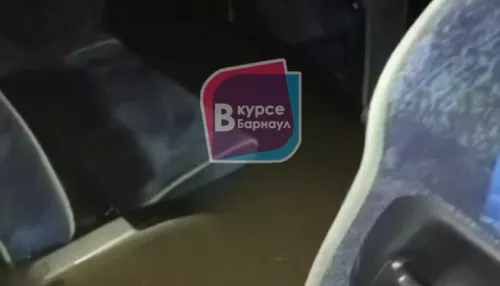 В Алтайском крае утонул на трассе рейсовый автобус Ключи - Барнаул