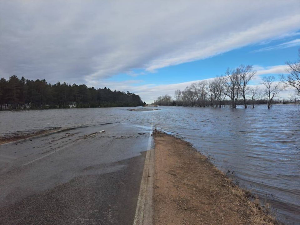 Дороги Алтайского края в паводок