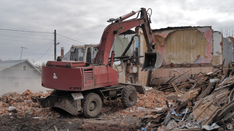 Снос аварийного жилья в Барнауле Фото:barnaul.org