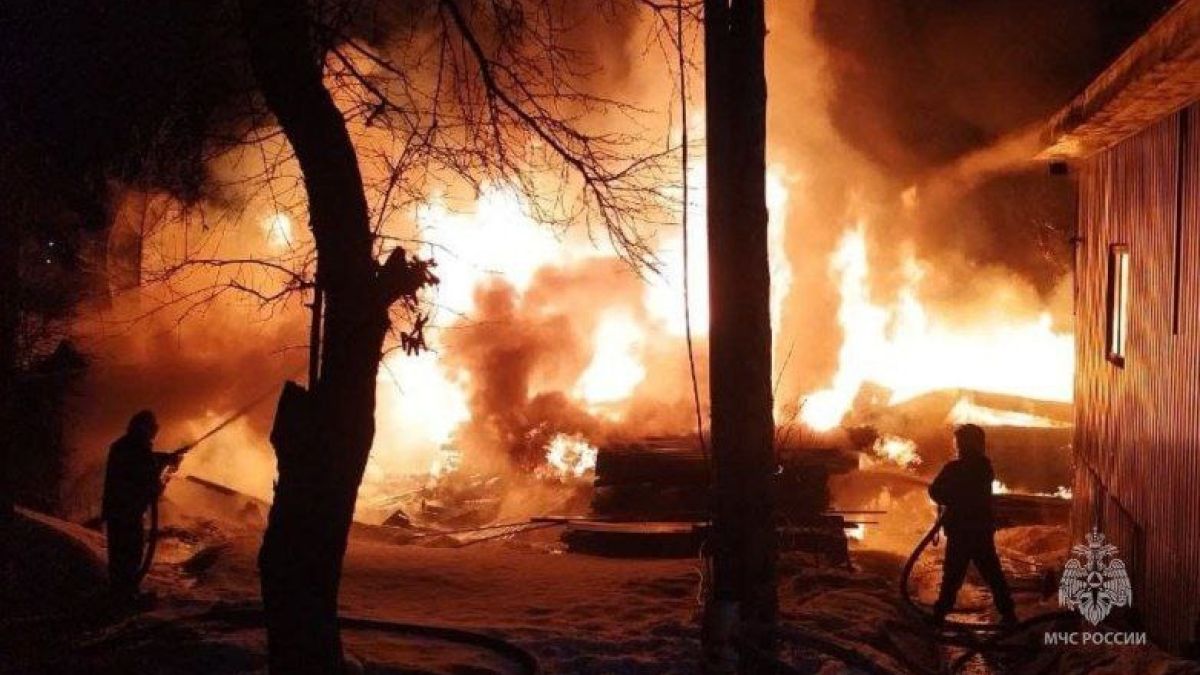 Пожар в Республике Алтай