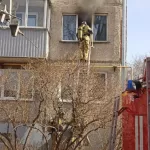Пожилая женщина пострадала при пожаре в пятиэтажке Новоалтайска