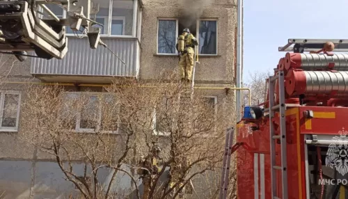 Пожилая женщина пострадала при пожаре в пятиэтажке Новоалтайска