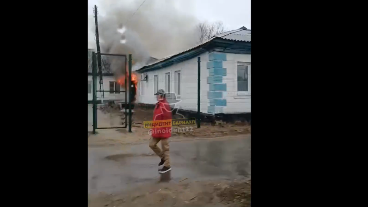 Пожар в Славгороде