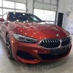 В Барнауле за 10,5 млн рублей продают красный BMW в керамике и комплектации макси