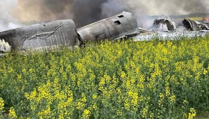 В Ставрополье погиб член экипажа рухнувшего военного самолета