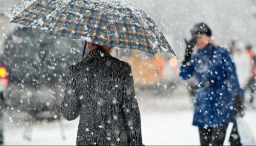Снег, метель и ветер: непогода пришла 9 ноября в Алтайский край