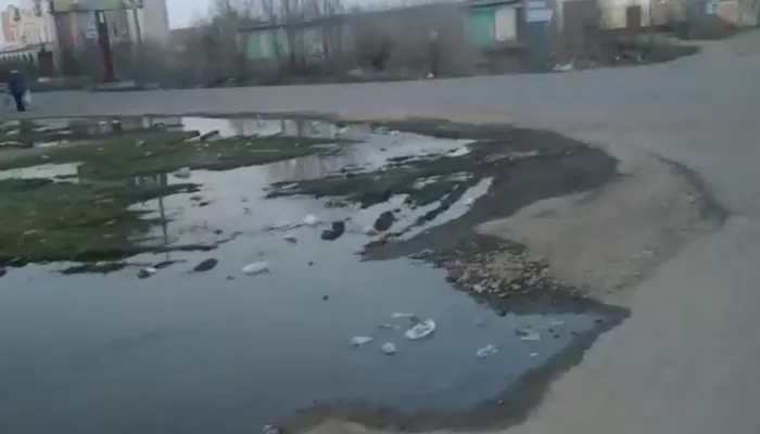 Жители Рубцовска пожаловались на очередной гейзер из нечистот
