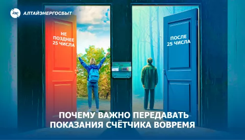 Алтайэнергосбыт: почему важно передавать показания счетчика вовремя