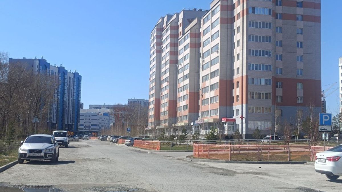 Участок дороги на ул. 280-летия Барнаула